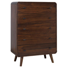 Orleans Furniture - Coaster - Robyn 5-drawer Bedroom Chest of Drawers Dark Walnut - 205135