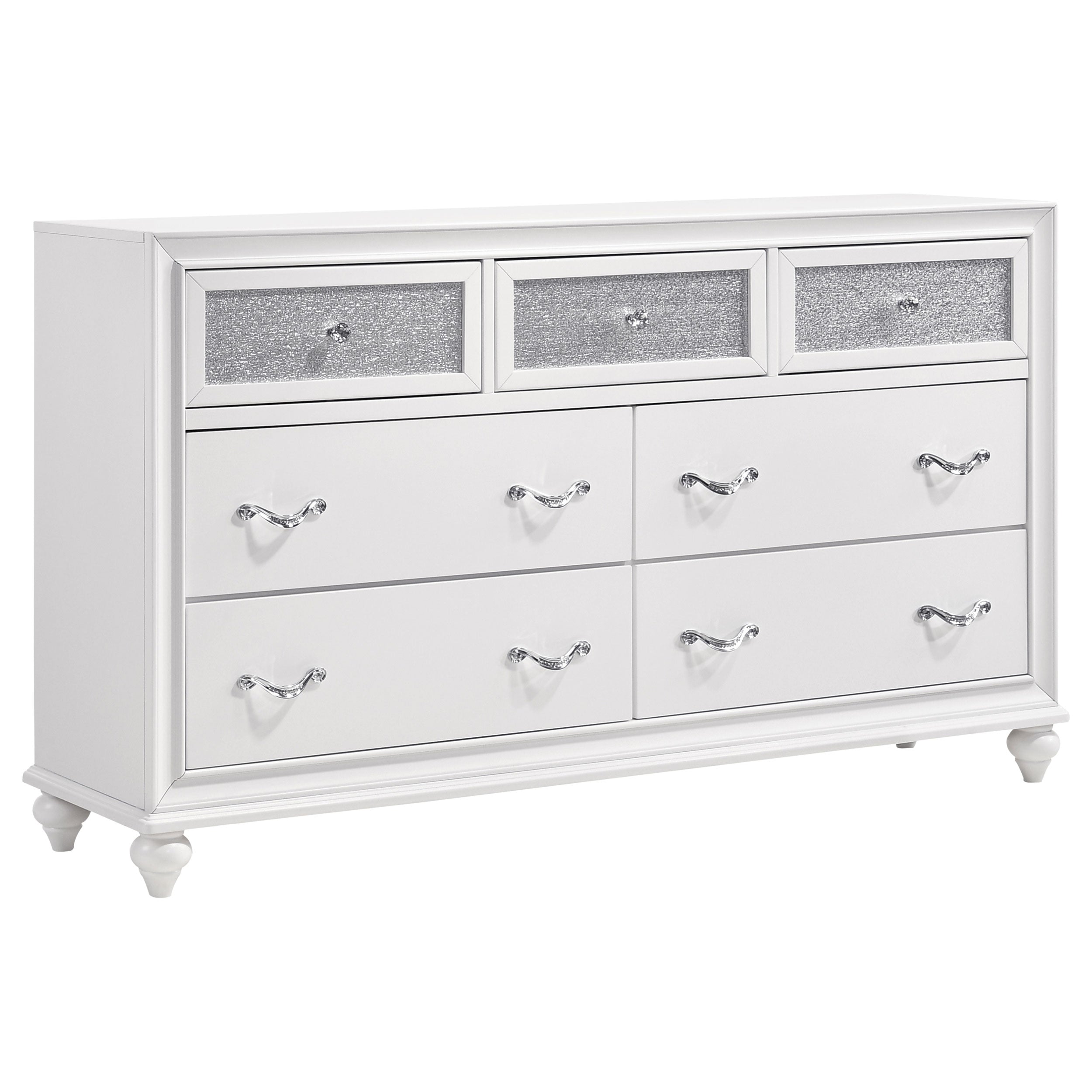 Orleans Furniture - Coaster - Barzini 7-drawer Dresser White - 205893