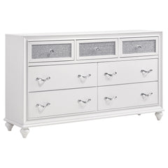 Orleans Furniture - Coaster - Barzini 7-drawer Dresser White - 205893