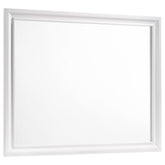 Orleans Furniture - Coaster - Barzini Dresser Mirror White - 205894