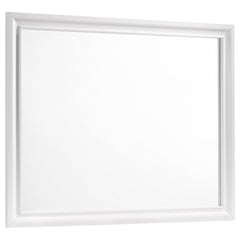 Orleans Furniture - Coaster - Barzini Dresser Mirror White - 205894