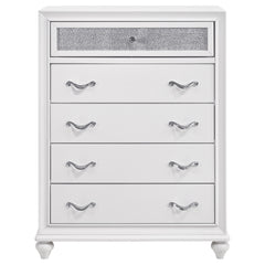 Barzini 5-drawer Bedroom Chest White