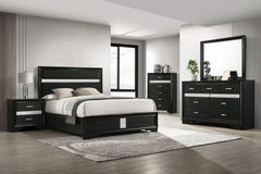Orleans Furniture - Coaster - Miranda 5-piece Eastern King Bedroom Set Black - 206360KE-S5