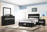 Orleans Furniture - Coaster - Miranda 4-piece Full Bedroom Set Black - 206361F-S4