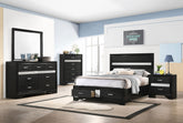 Orleans Furniture - Coaster - Miranda 5-piece Full Bedroom Set Black - 206361F-S5