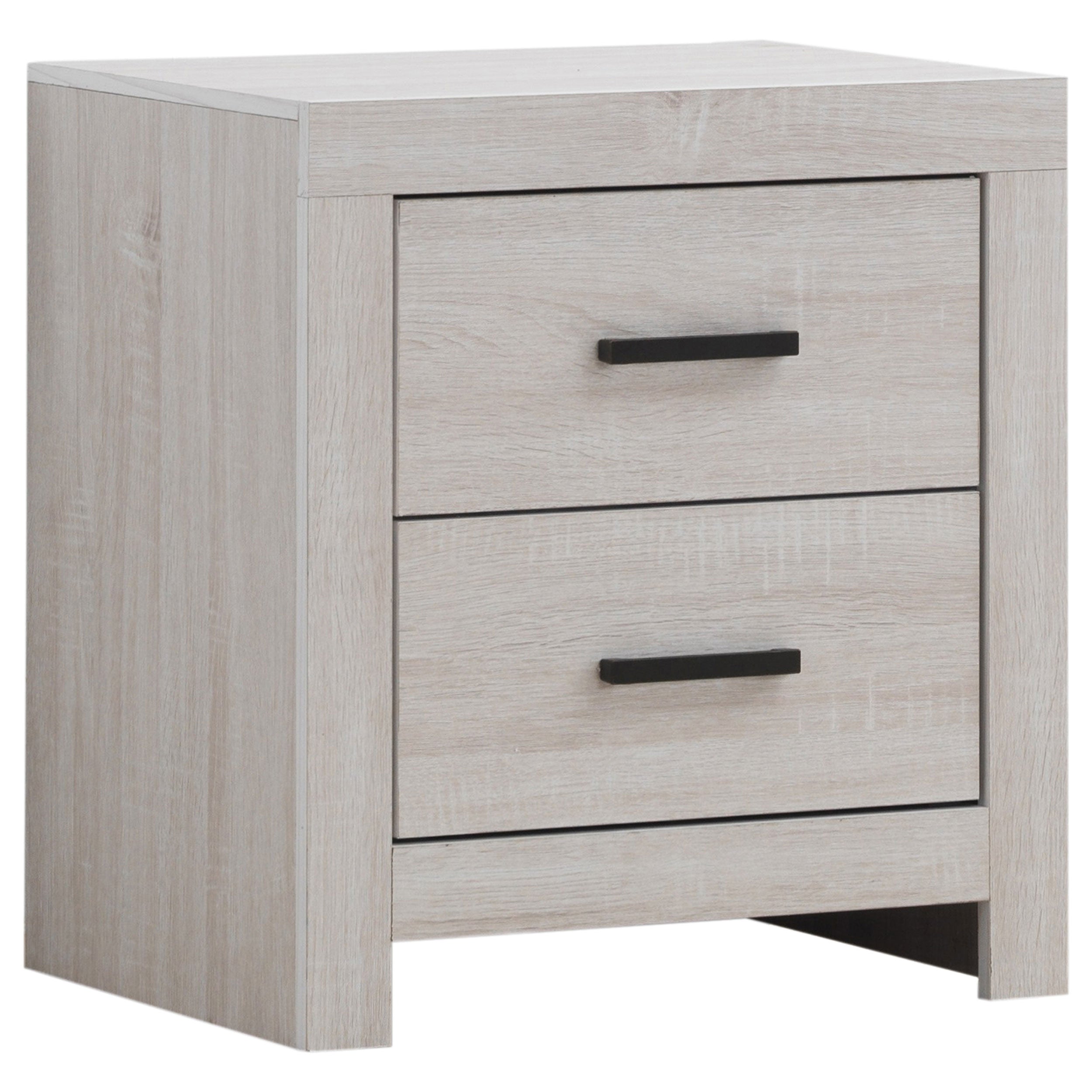 Orleans Furniture - Coaster - Brantford 2-drawer Nightstand Coastal White - 207052