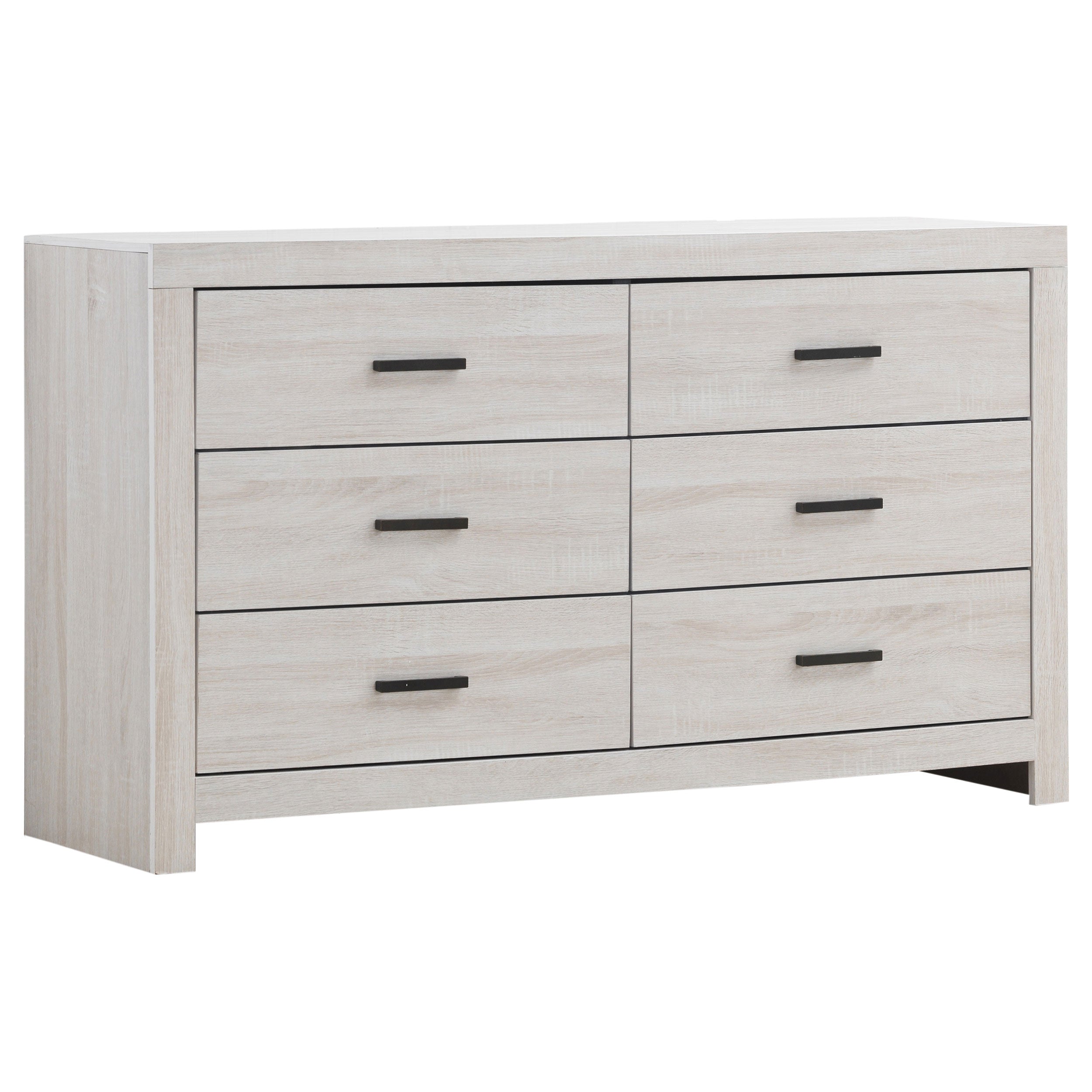 Orleans Furniture - Coaster - Brantford 6-drawer Dresser Coastal White - 207053