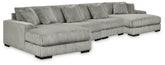 Orleans Furniture - Ashley Furniture - Lindyn 4-Piece Sectional with Double Chaise - 4-Piece Sectional with Double Chaise - 21105S20