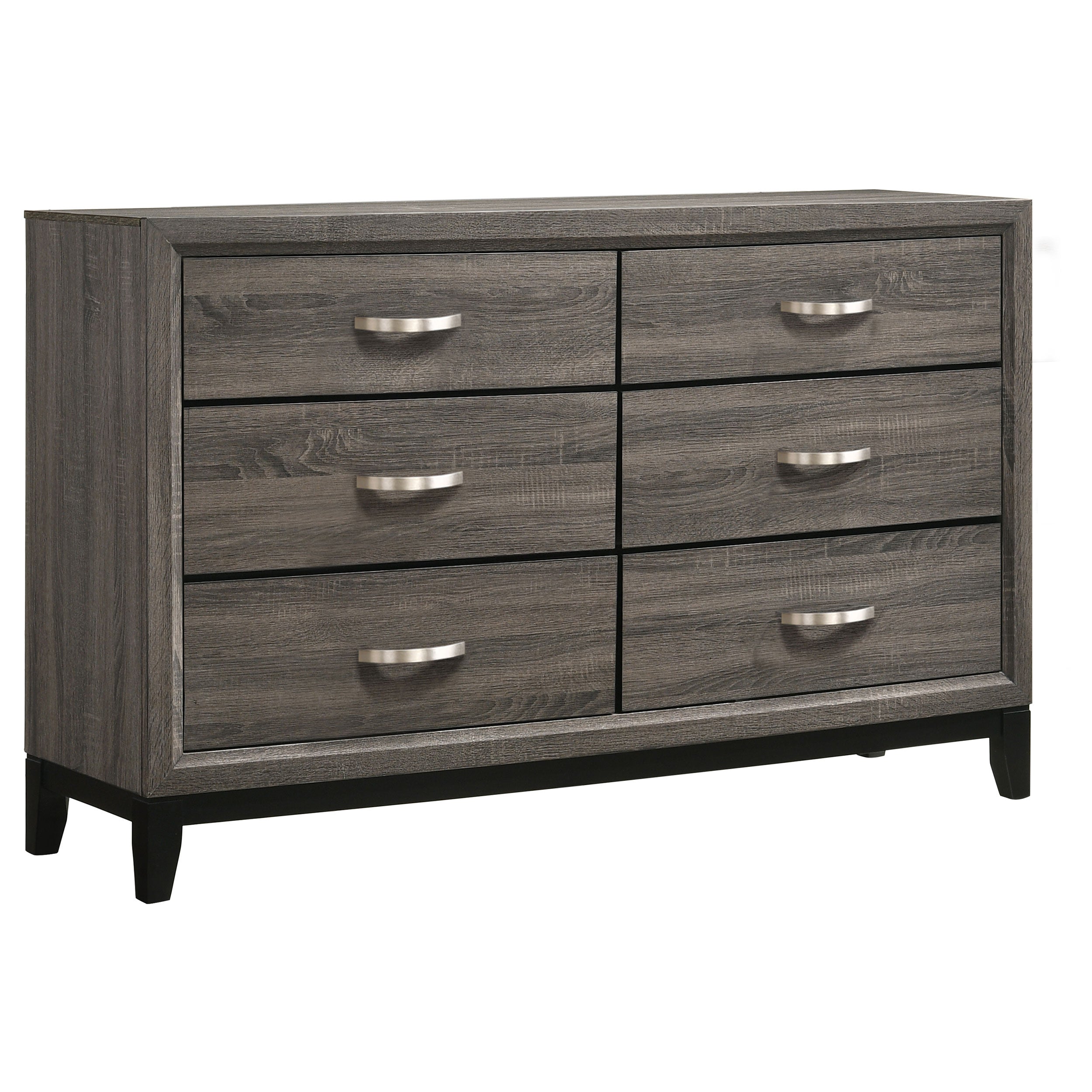 Orleans Furniture - Coaster - Watson 6-drawer Dresser Grey Oak - 212423