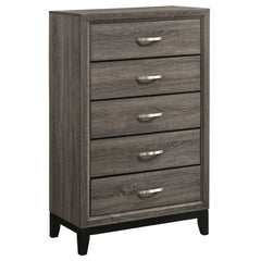 Orleans Furniture - Coaster - Watson 5-drawer Bedroom Chest Grey Oak - 212425