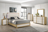 Orleans Furniture - Coaster - Hyland 5-piece Eastern King Bedroom Set Natural - 215651KE-S5