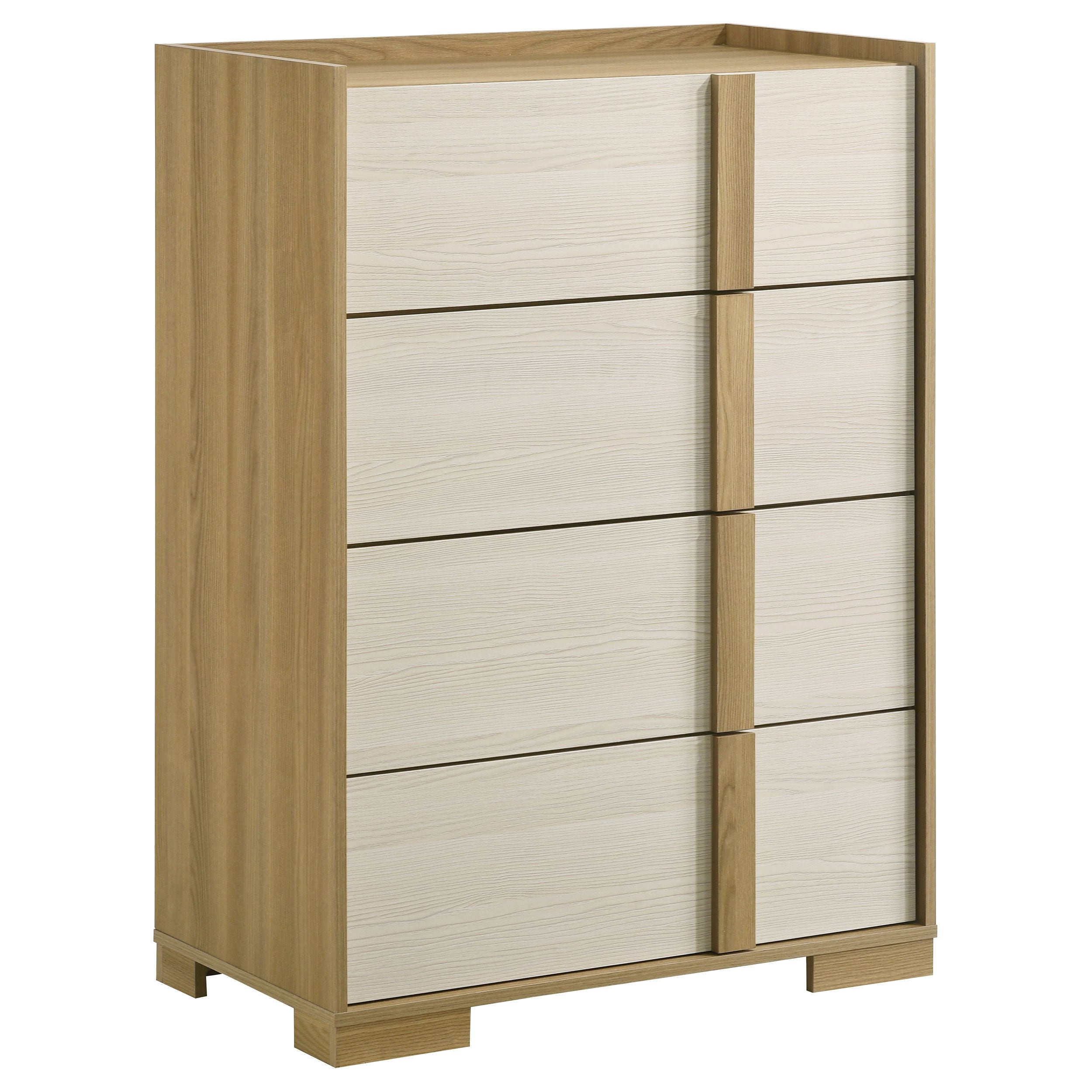Orleans Furniture - Coaster - Hyland 4-drawer Chest of Drawers Natural - 215655