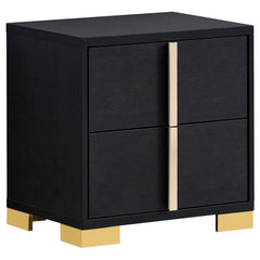Orleans Furniture - Coaster - Marceline 2-drawer Nightstand Black - 222832