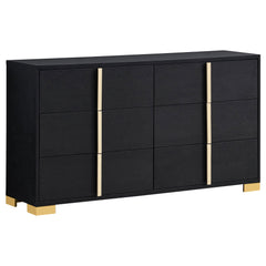 Orleans Furniture - Coaster - Marceline 6-drawer Dresser Black - 222833