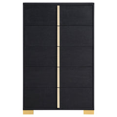 Marceline 5-drawer Bedroom Chest Black
