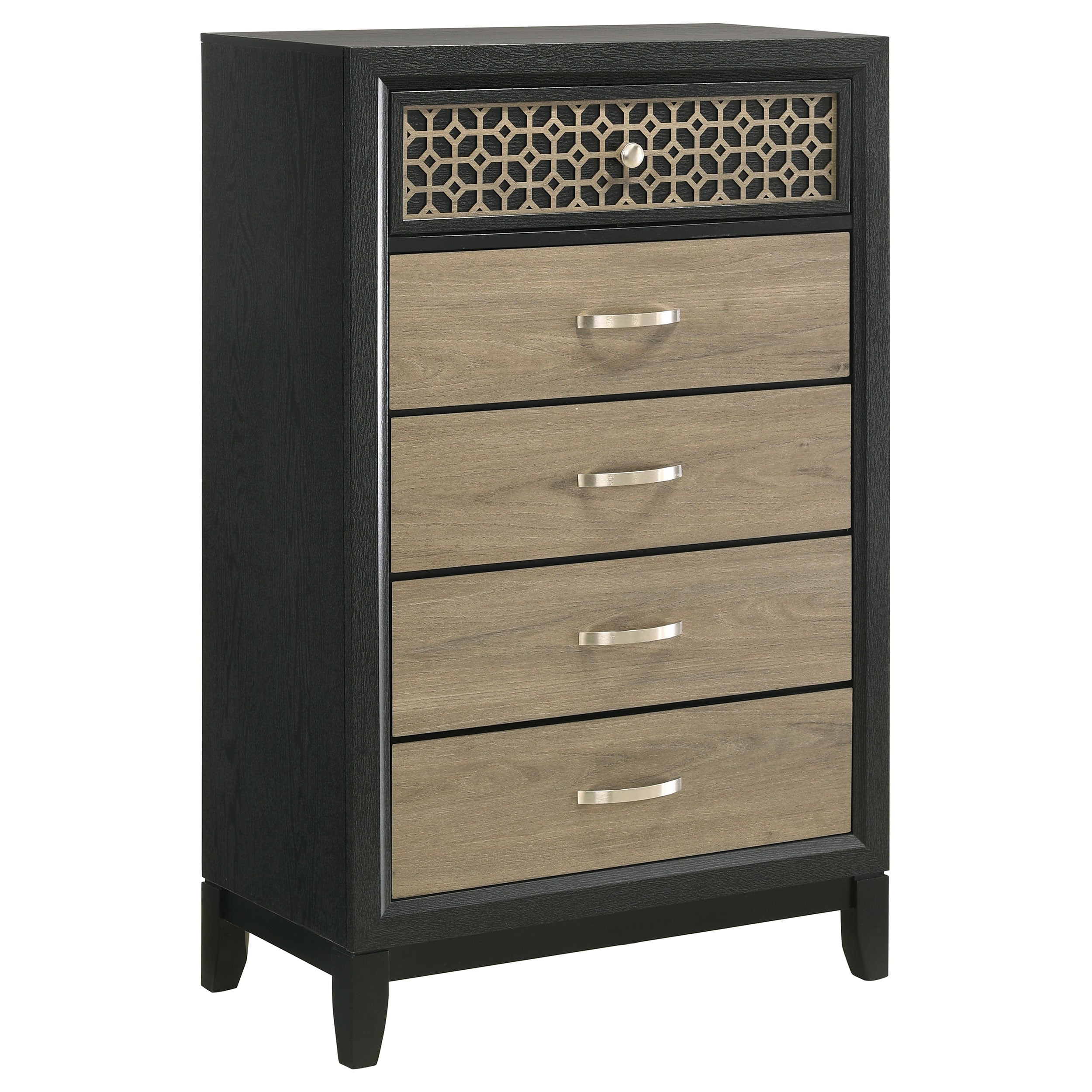 Orleans Furniture - Coaster - Valencia 5-drawer Bedroom Chest Black - 223045