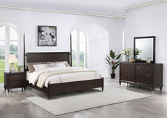Orleans Furniture - Coaster - Emberlyn 4-piece Eastern King Bedroom Set Brown - 223061KE-S4