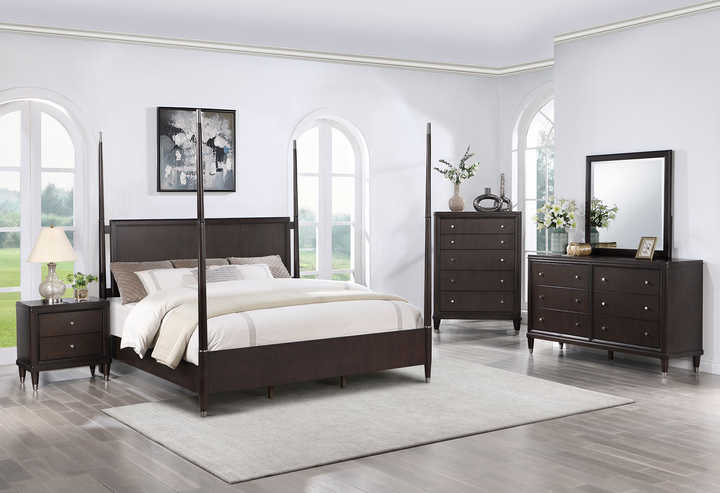 Orleans Furniture - Coaster - Emberlyn 5-piece Eastern King Bedroom Set Brown - 223061KE-S5