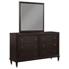 Orleans Furniture - Coaster - Emberlyn 6-drawer Dresser with Mirror Brown - 223063M