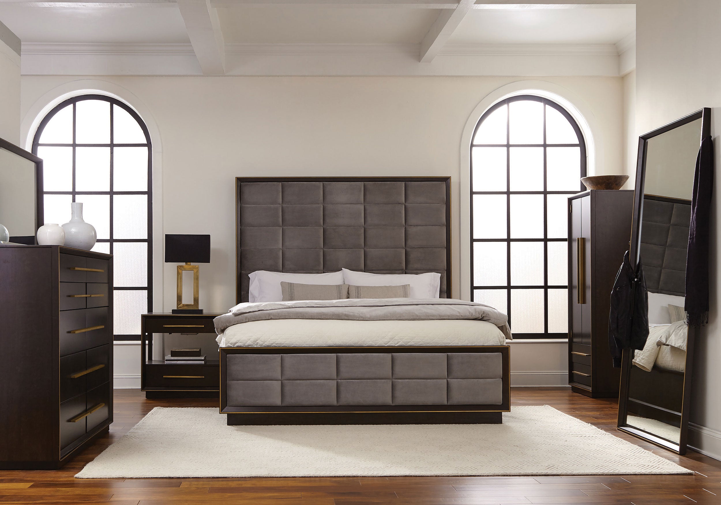 Orleans Furniture - Coaster - Durango 5-piece Queen Bedroom Set Smoked Peppercorn - 223261Q-S5