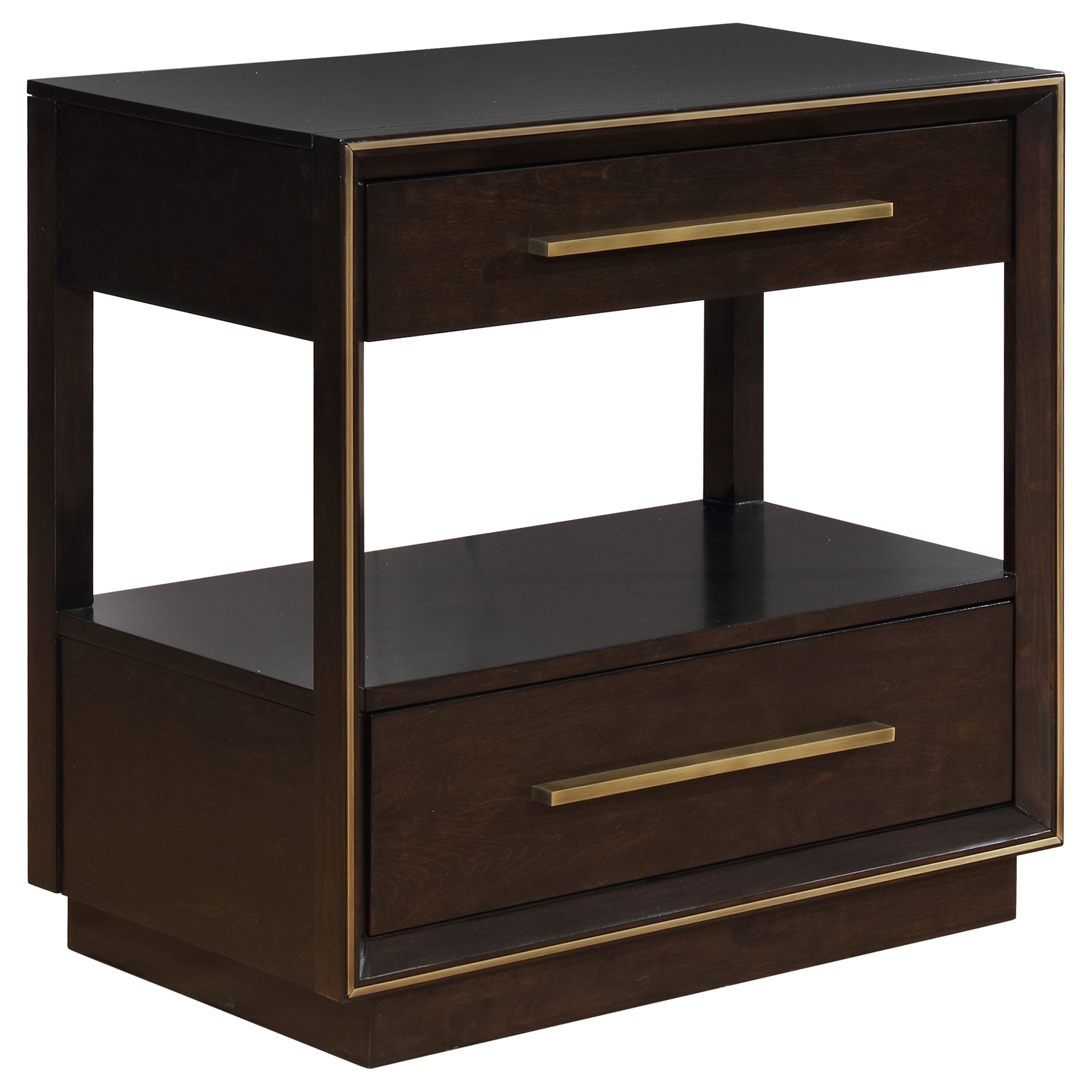Orleans Furniture - Coaster - Durango 2-drawer Nightstand Smoked Peppercorn - 223262
