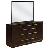 Orleans Furniture - Coaster - Durango 8-drawer Dresser with Mirror Smoked Peppercorn - 223263M