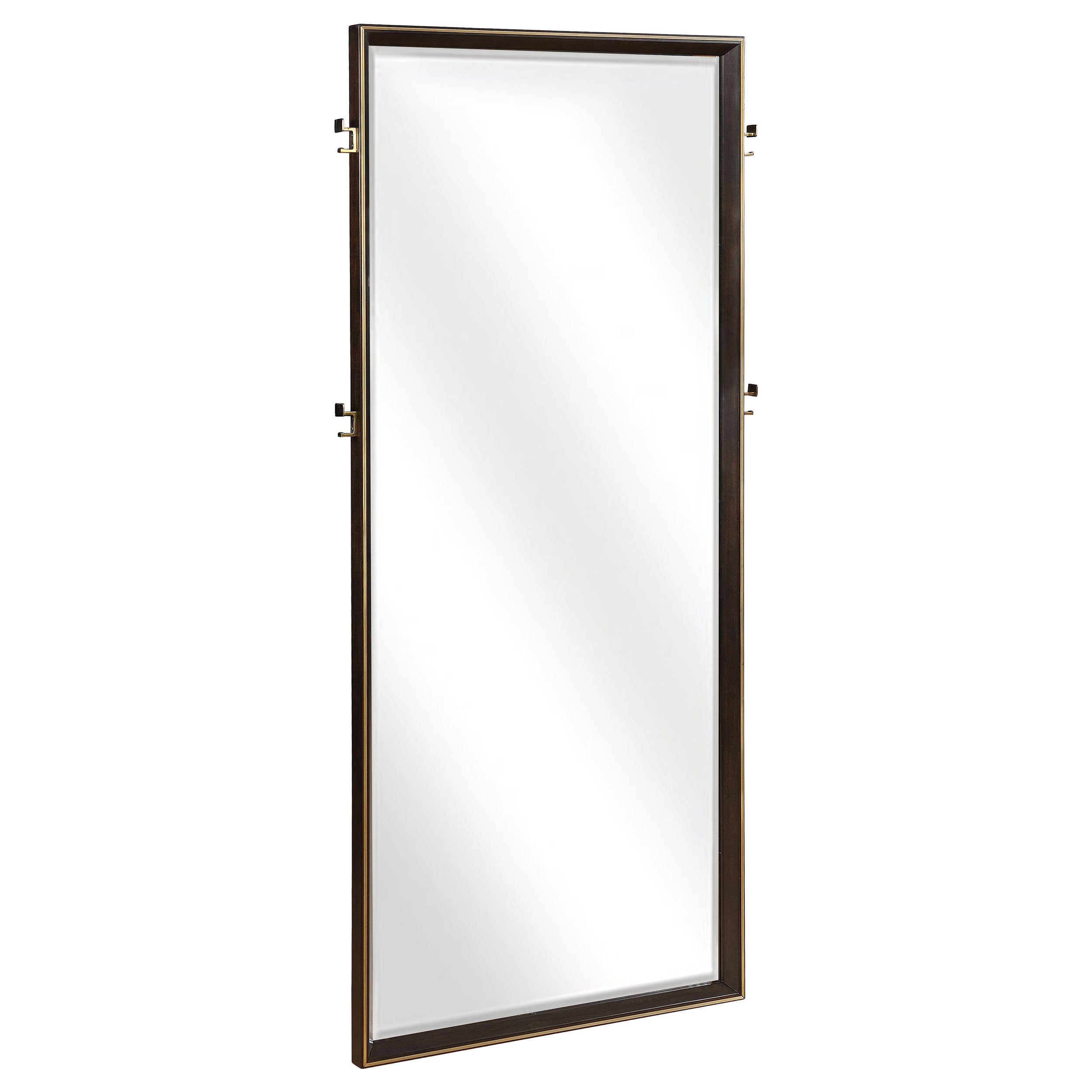 Orleans Furniture - Coaster - Durango 80-inch Standing Floor Mirror Smoked Peppercorn - 223270