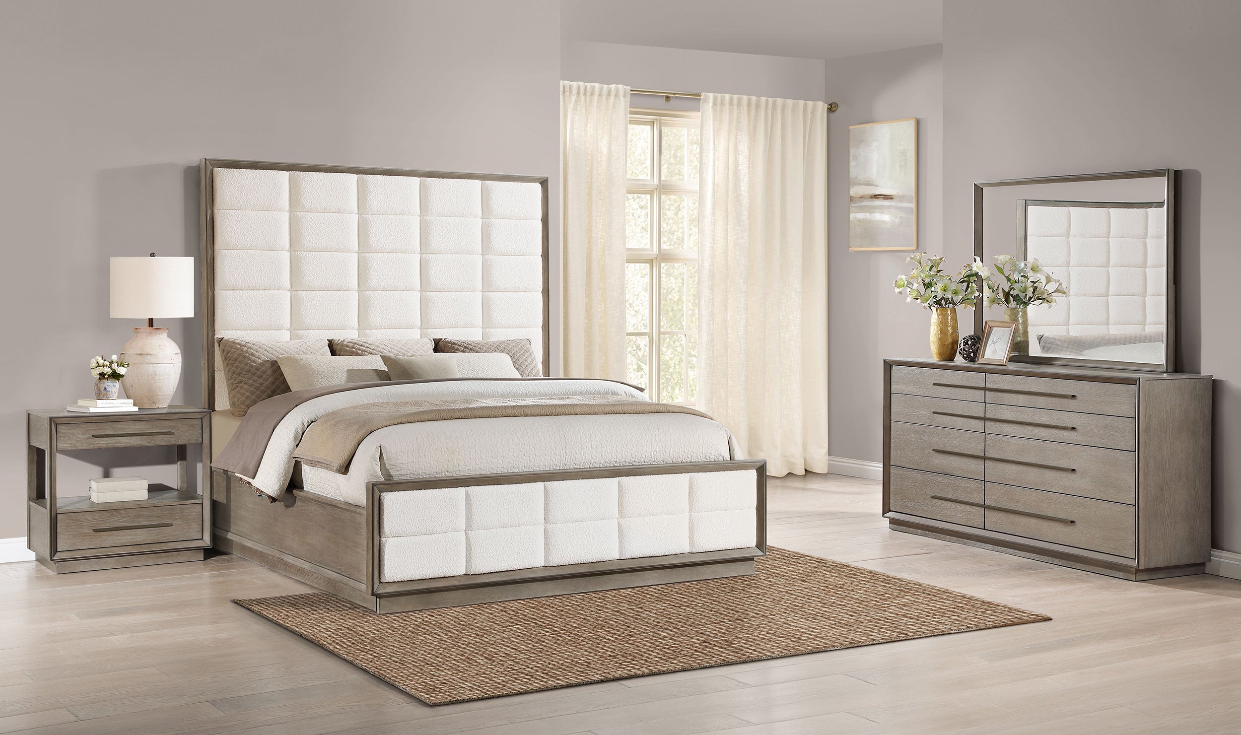 Orleans Furniture - Coaster - Durango 4-piece California King Bedroom Set Taupe Oak - 223271KW-S4