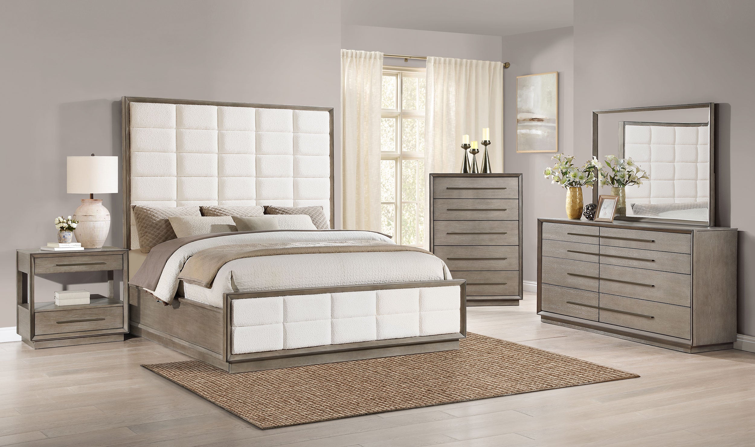 Orleans Furniture - Coaster - Durango 5-piece Queen Bedroom Set Taupe Oak - 223271Q-S5