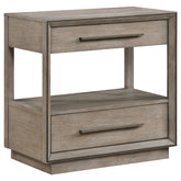 Orleans Furniture - Coaster - Durango 2-drawer Nightstand Bedside Table Taupe Oak - 223272