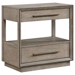 Orleans Furniture - Coaster - Durango 2-drawer Nightstand Bedside Table Taupe Oak - 223272