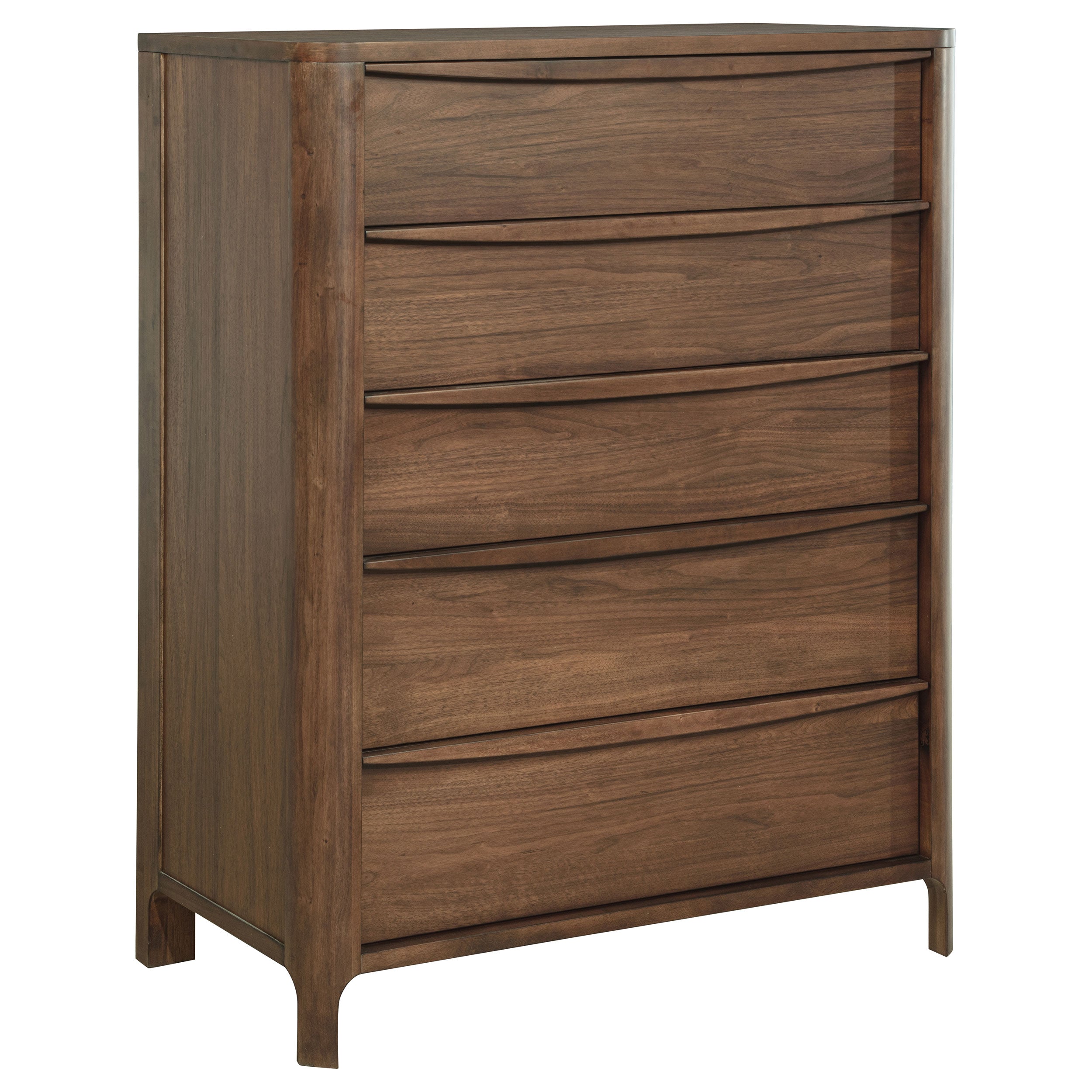 Orleans Furniture - Coaster - Maderia 5-drawer Chest of Drawers Walnut - 223325