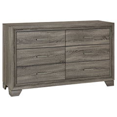 Orleans Furniture - Coaster - Wright 6-drawer Dresser Cabinet Brown Oak - 223343