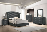Orleans Furniture - Coaster - Melody 5-piece Eastern King Bedroom Set Grey - 223381KE-S5
