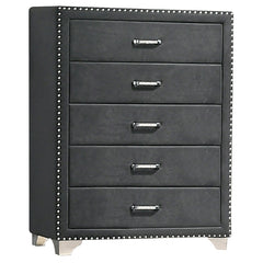 Orleans Furniture - Coaster - Melody 5-drawer Bedroom Chest Grey - 223385
