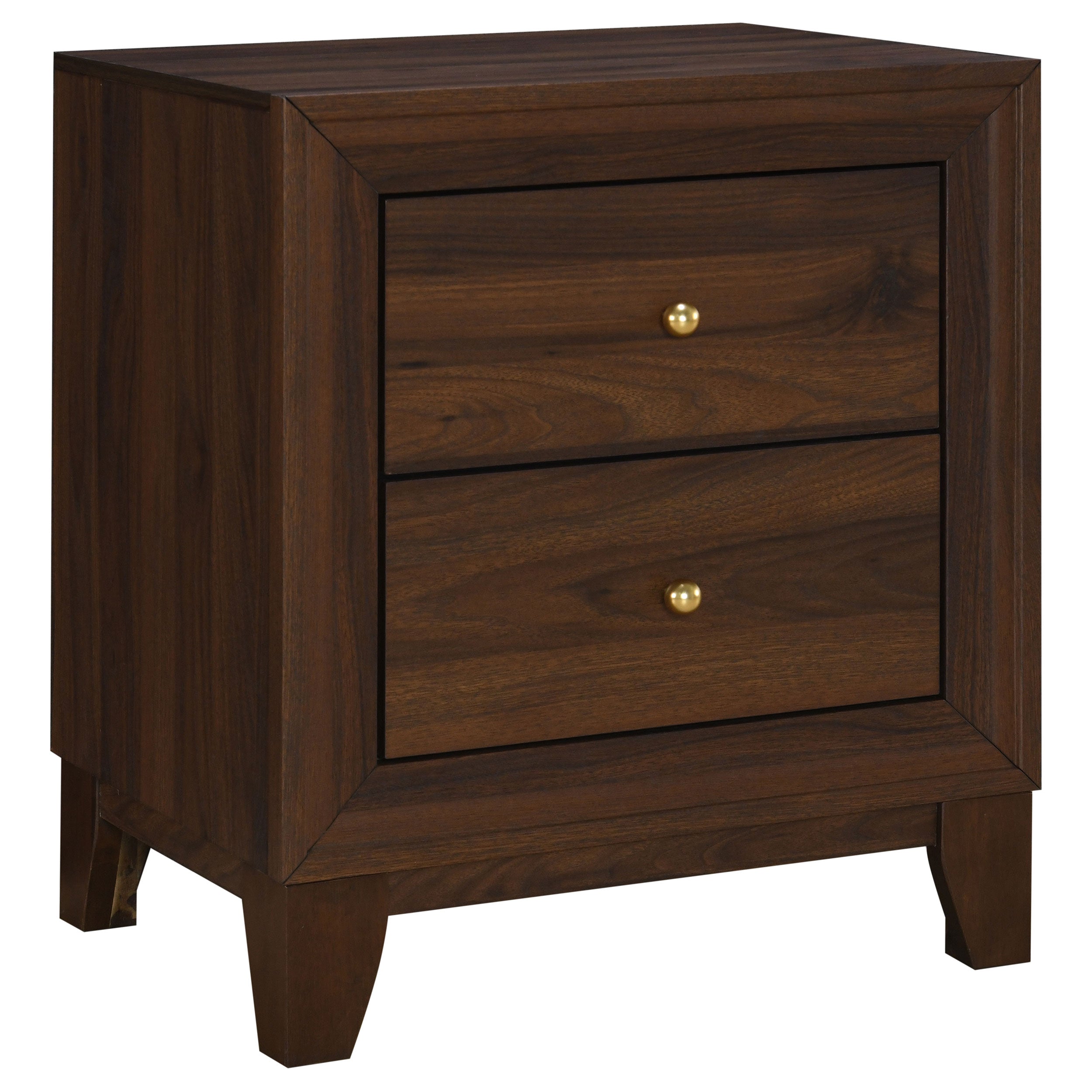 Orleans Furniture - Coaster - Welsley 2-drawer Nightstand Bedside Table Walnut - 223442