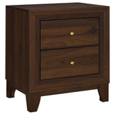 Orleans Furniture - Coaster - Welsley 2-drawer Nightstand Bedside Table Walnut - 223442