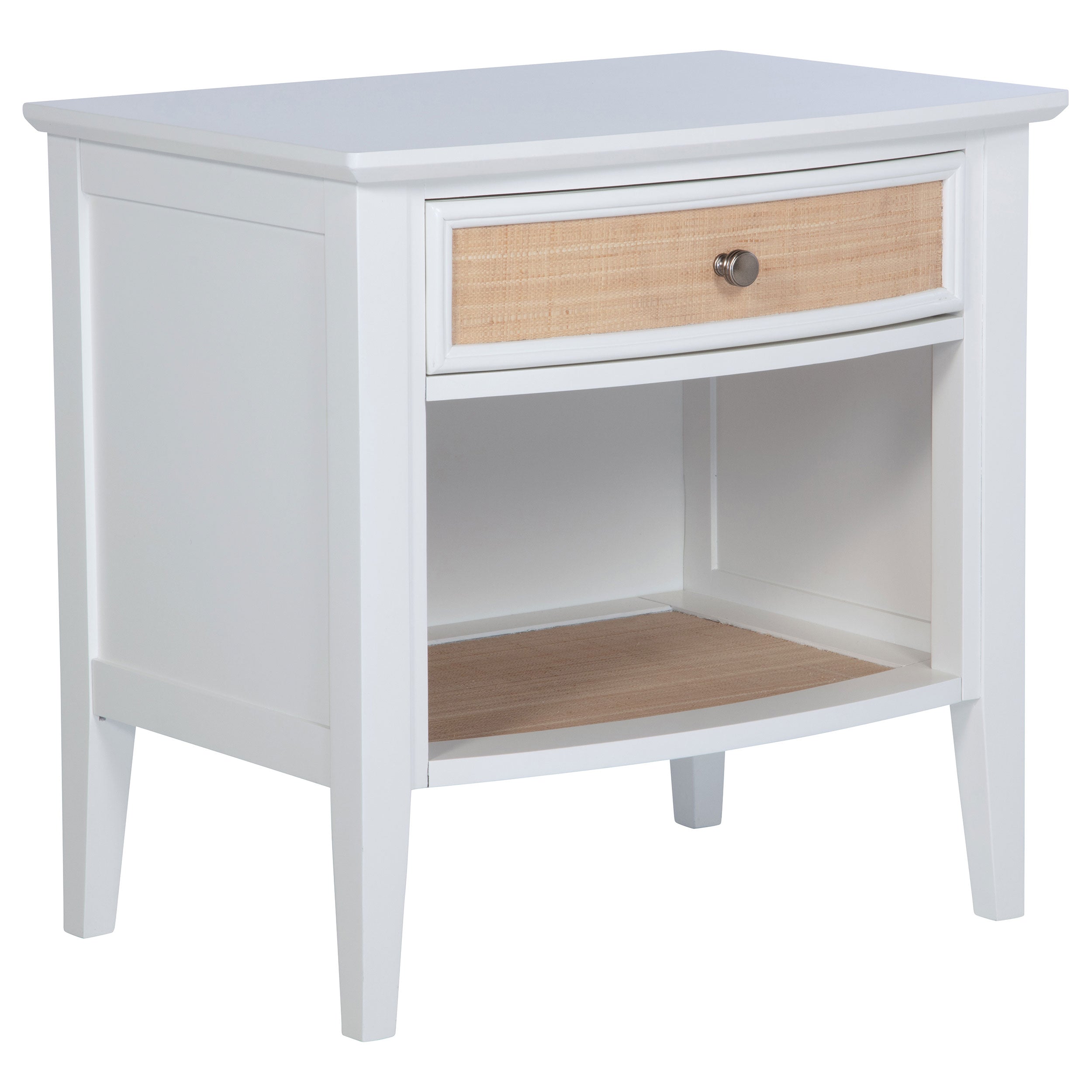 Orleans Furniture - Coaster - Bexhill 1-drawer Nightstand Bedside Table White - 223472