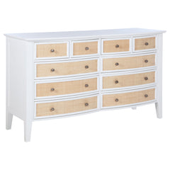 Orleans Furniture - Coaster - Bexhill 10-drawer Dresser Cabinet White - 223473