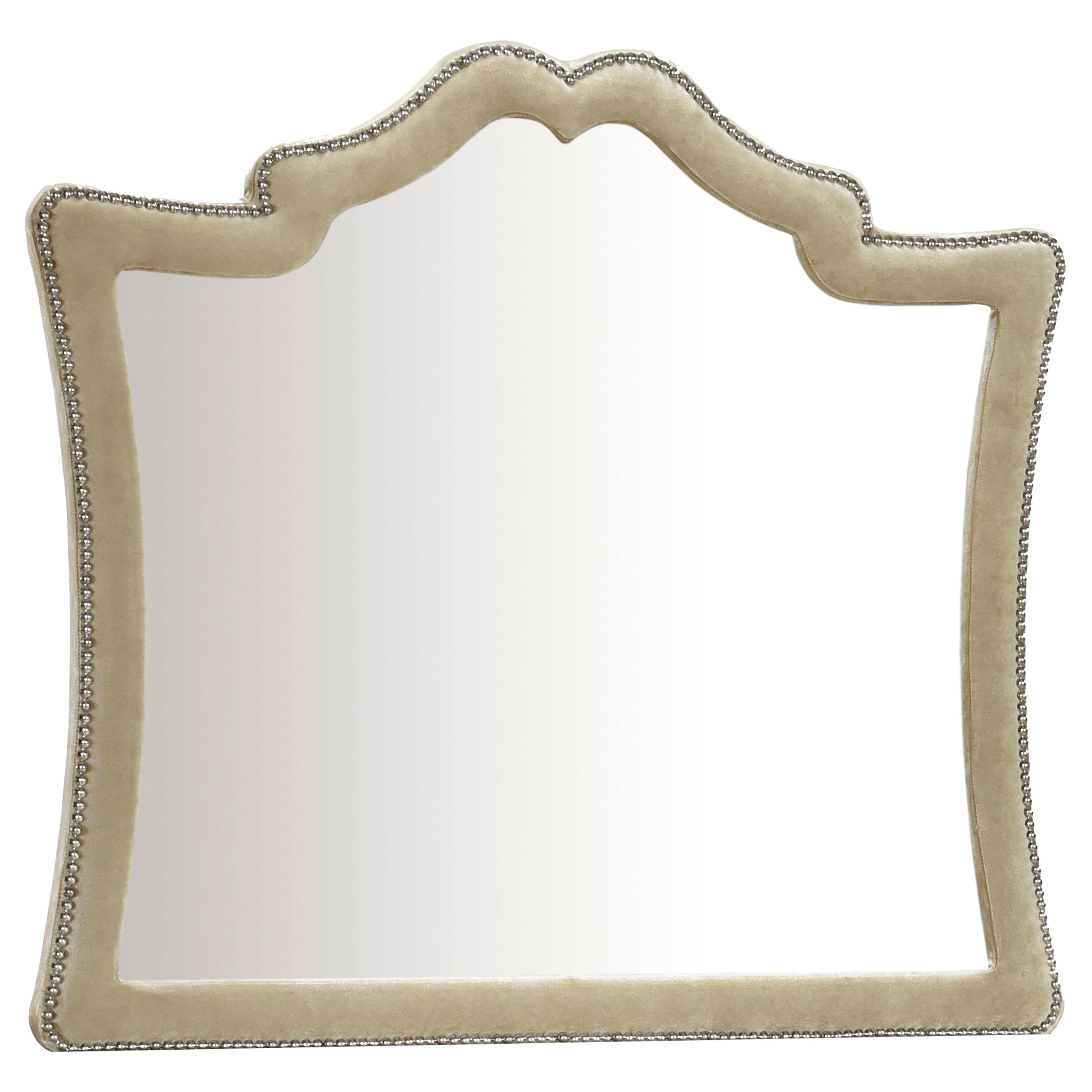 Orleans Furniture - Coaster - Antonella Upholstered Dresser Mirror Camel - 223524