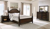 Orleans Furniture - Coaster - Andover 4-piece Eastern King Bedroom Set Dark Oak - 223631KE-S4