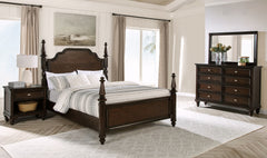 Orleans Furniture - Coaster - Andover 4-piece Queen Bedroom Set Dark Oak - 223631Q-S4