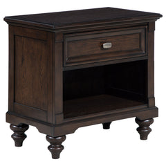 Orleans Furniture - Coaster - Andover 1-drawer Nightstand Bedside Table Dark Oak - 223632