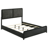 Orleans Furniture - Coaster - Cavelle 51-inch Upholstered Eastern King Bed Black - 223661KE