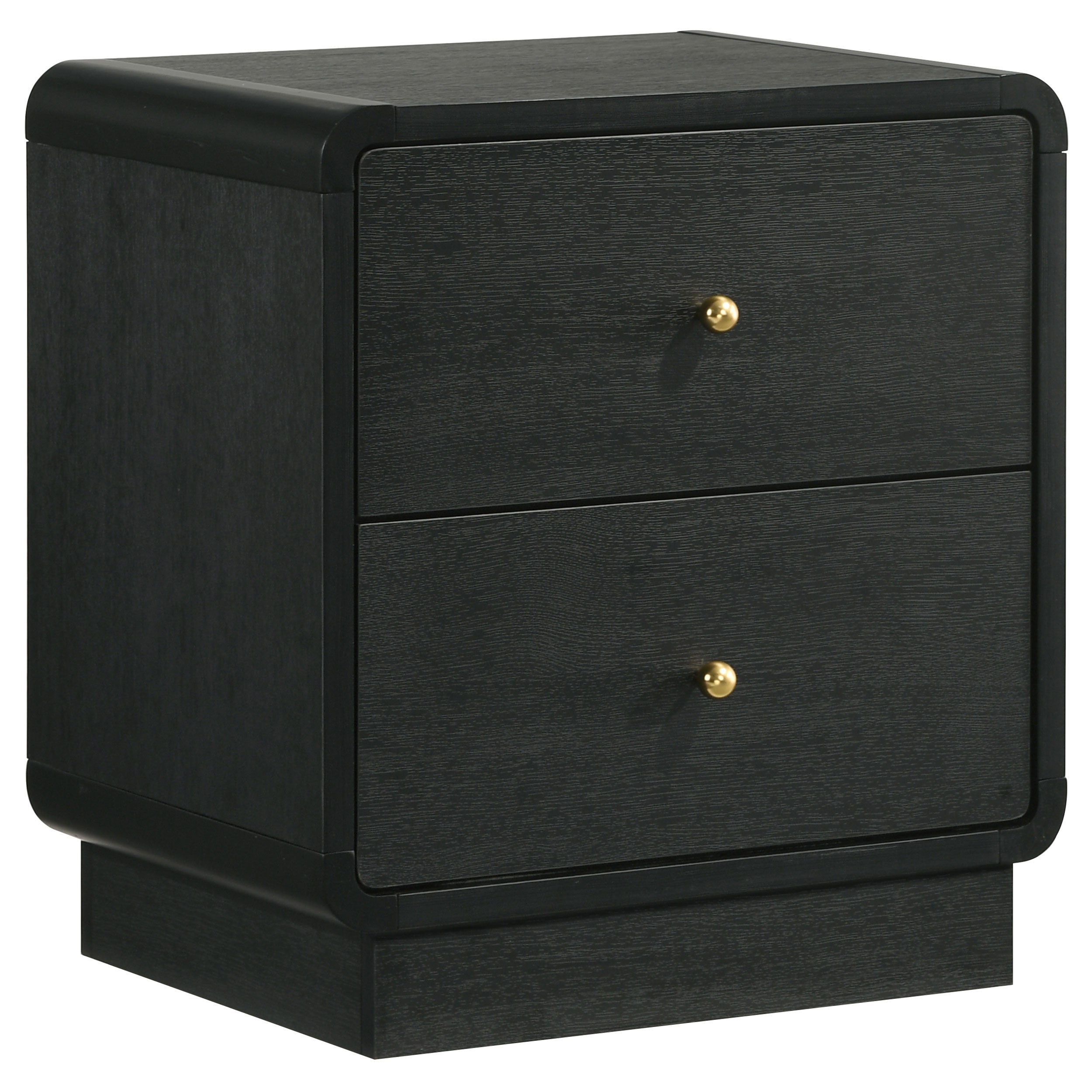 Orleans Furniture - Coaster - Cavelle 2-drawer Nightstand Bedside Table Black - 223662
