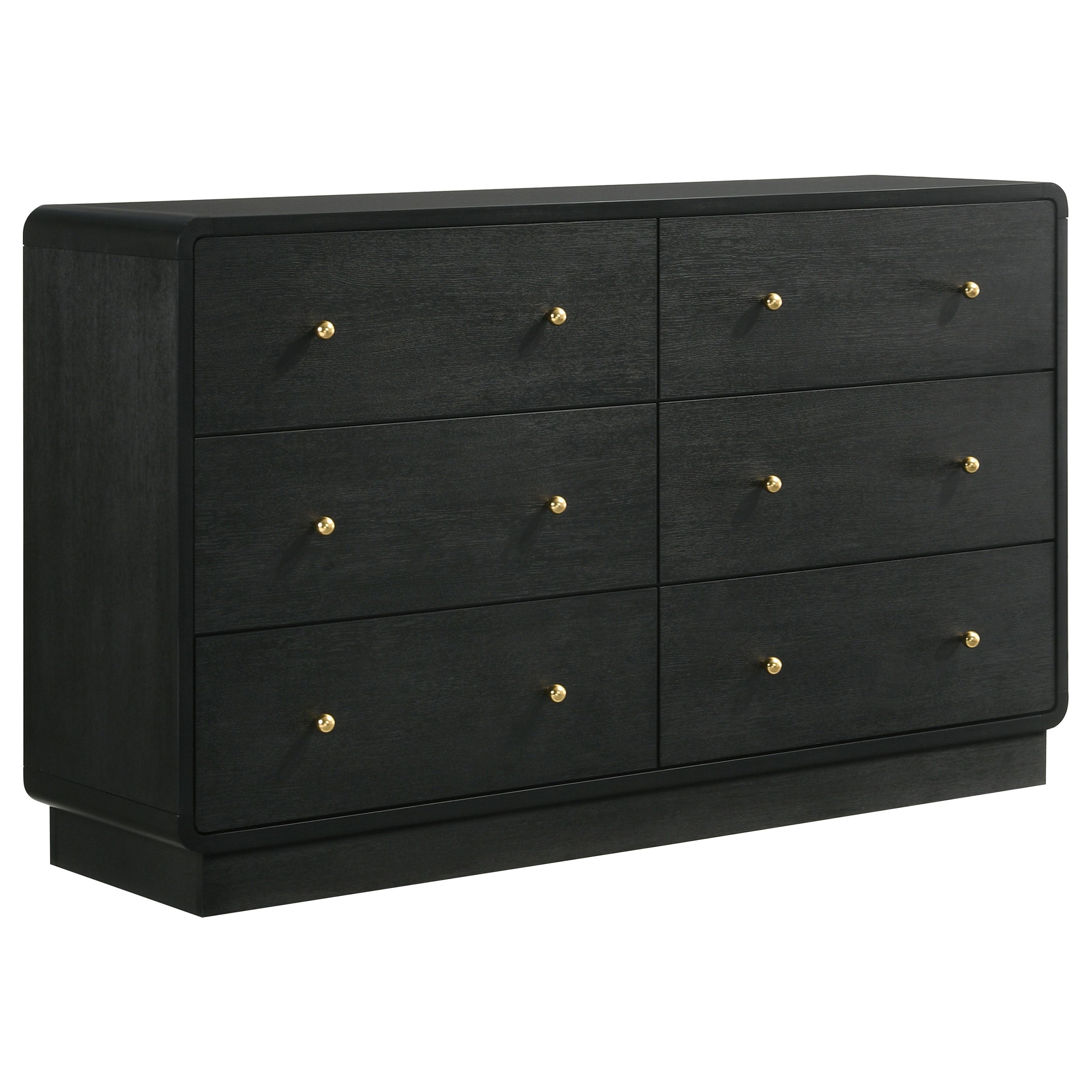 Orleans Furniture - Coaster - Cavelle 6-drawer Dresser Cabinet Black - 223663