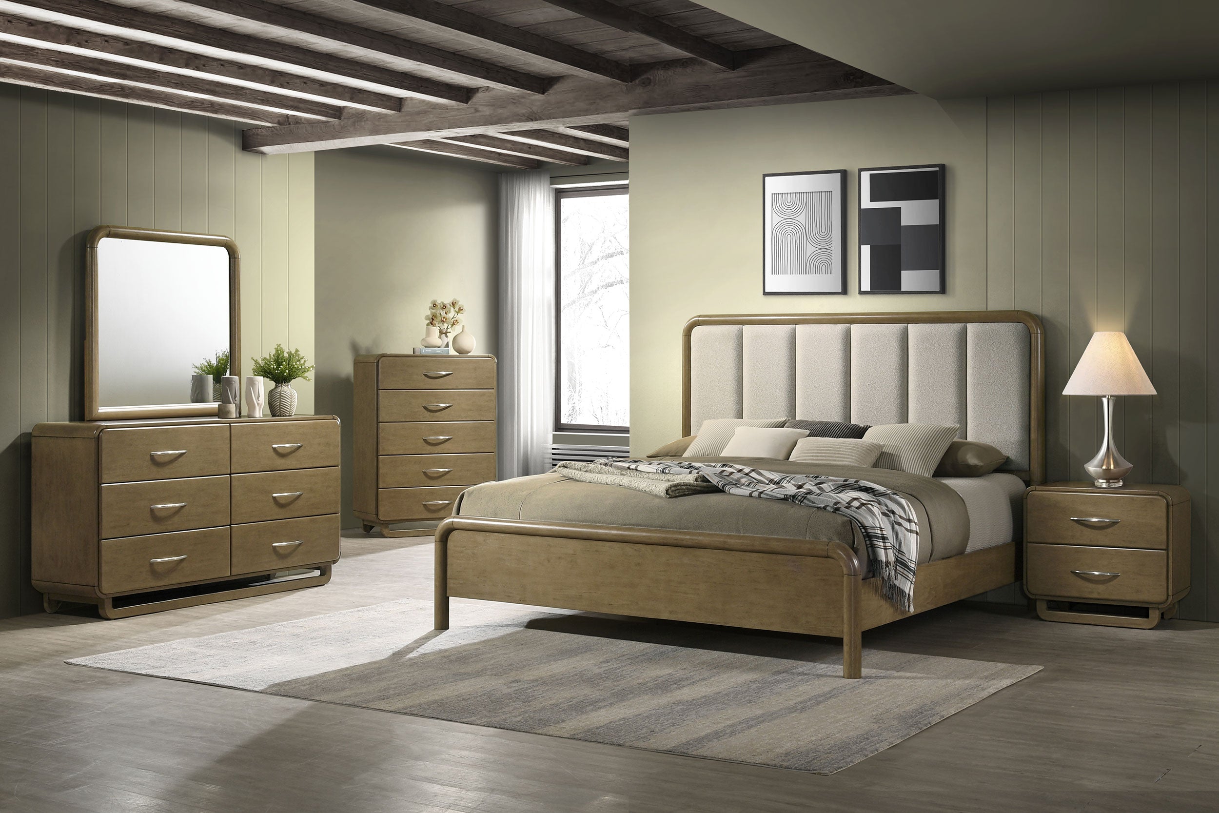 Orleans Furniture - Coaster - Amsbury 5-piece Queen Bedroom Set Nutmeg - 224271Q-S5