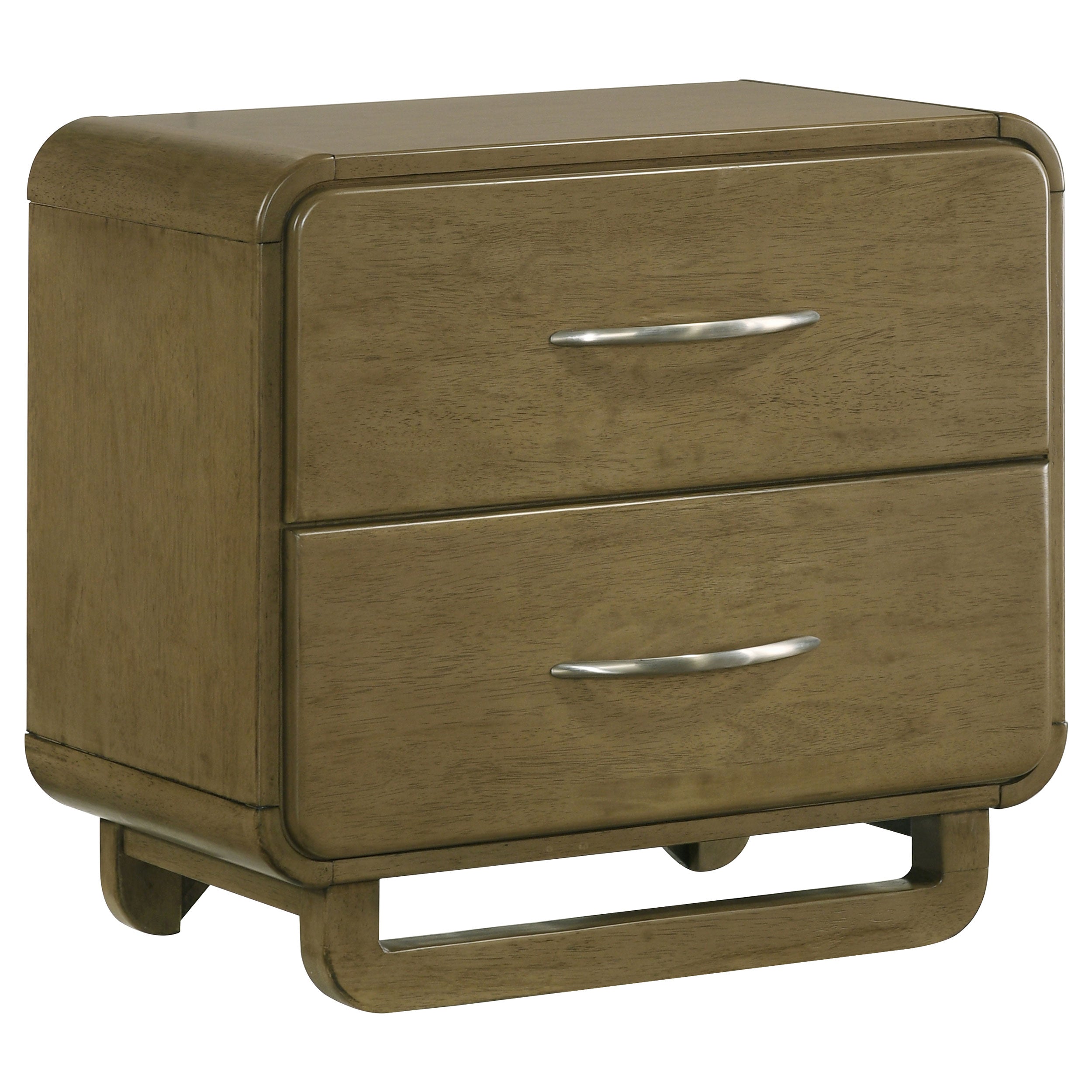 Orleans Furniture - Coaster - Amsbury 2-drawer Nightstand Bedside Table Nutmeg - 224272