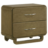Orleans Furniture - Coaster - Amsbury 2-drawer Nightstand Bedside Table Nutmeg - 224272