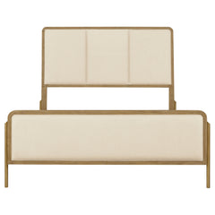 Arini 56-inch California King Panel Bed Cream and Sand Wash